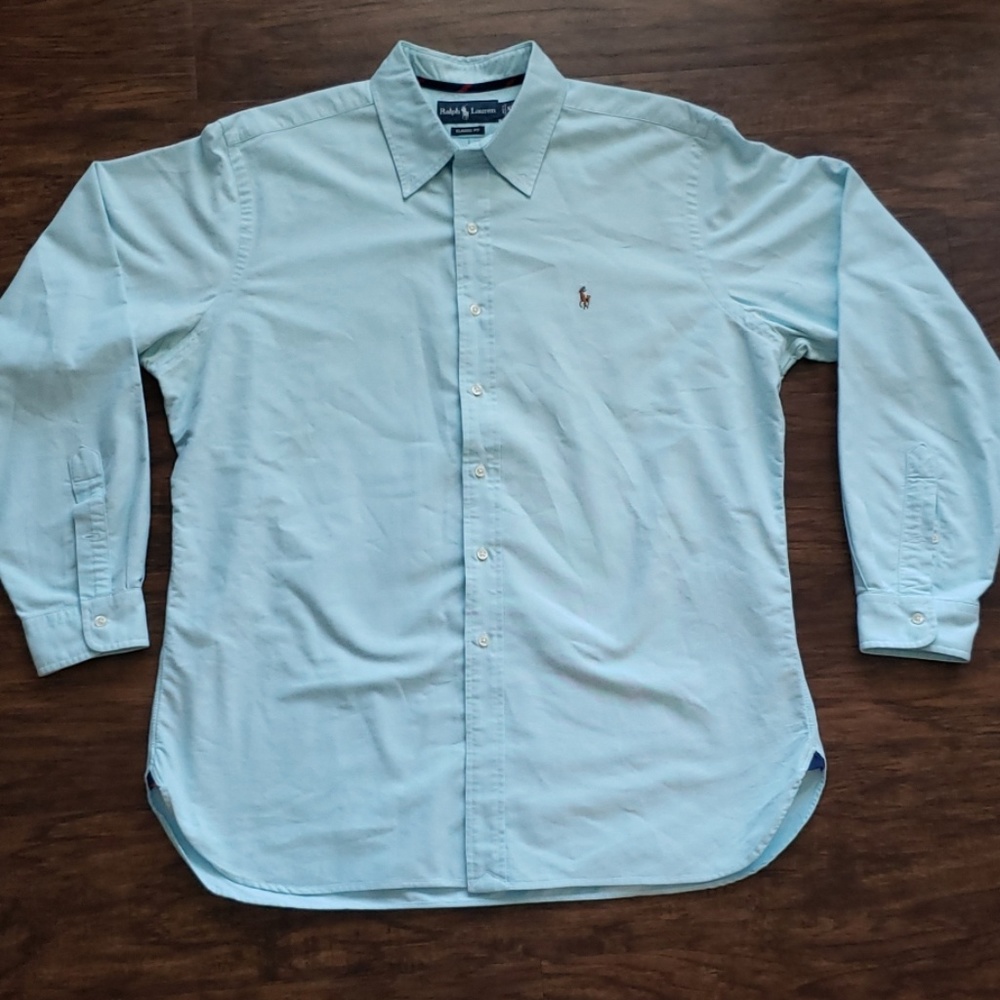 Mens Ralph Lauren button up polo shirt